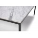 Mesa de Centro con tapa en marmol y patas metálicas Ref L178000