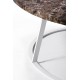 Mesa de Centro redonda con tapa en marmol y patas metálicas Ref L180000