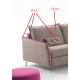 MT26000 Sofá chaiselongue disponible tambien en 3, 2 y 1 Plazas