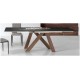Mesa comedor Extensible con Tapa cerámica y patas de madera Ref Q128000