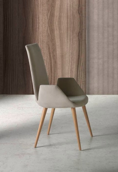 Silla tapizada respaldo alto - Artikalia - Muebles de diseño y tendecia