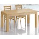 Mesa de Comedor fija fabricada en madera de Pino Ref JI10011