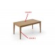 Mesa de Comedor fija fabricada en madera de Pino Ref JI10012