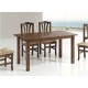 Mesa de Comedor fija fabricada en madera de Pino Ref JI10016