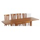 Mesa de Comedor Extensible fabricada en madera de Pino Ref JI10018