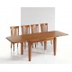 Mesa de Comedor Extensible fabricada en madera de Pino Ref JI10020