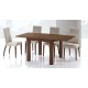 Mesa de Comedor Extensible fabricada en madera de Pino Ref JI10022