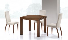 Mesa de Comedor Extensible fabricada en madera de Pino Ref JI10022