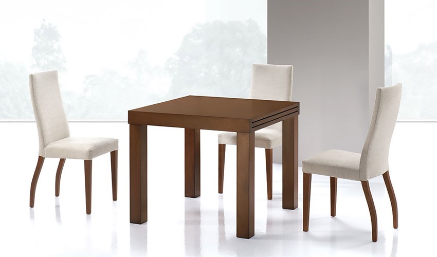 Mesa de comedor extensible madera pino