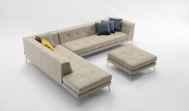 D61100 Sofá Chaiselongue de diseño disponible tambien en 4, 3 y 2 plazas