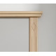 Mueble taquillón con espejo estilo provenzal fabricado en madera de Pino Ref JI10051