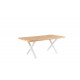 Mesa comedor con tapa en madera maciza de Roble Ref IX25000