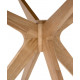 Mesa comedor redonda fabricada en madera Ref IX37000
