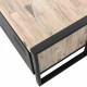 Mesa de Televisión de estilo industrial fabricado en madera de Acacia y metal Ref IX53000