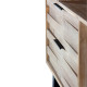 Librero alto fabricado en madera de Acacia y metal Ref IX58000