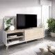 Salón moderno con mueble televisión, aparador y mesa de centro elevable Ref YK46