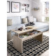 Mesa de centro elevable disponible en 2 colores Ref YK11000