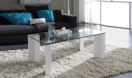 Mesa de Centro con tapa de cristal transparente Ref R12000