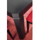 Mesa de Comedor extensible con tapa de madera y detalles en cristal Ref R51000