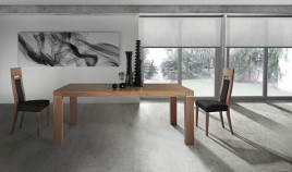 Mesa de Comedor extensible con tapa de madera Ref R57000