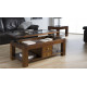 Mesa de Centro elevable con cajones y tapa en madera o cristal Ref R36000