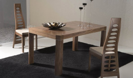 Mesa de Comedor extensible con tapa de madera Ref R61000