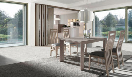 Mesa de Comedor moderna con tapa extensible Ref R85000