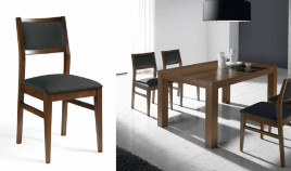 Silla de Comedor moderna fabricada en madera de haya Ref R169000