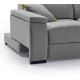 MT43300 Sofá chaiselongue con arcón convertible en cama individual