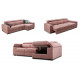 MT43300 Sofá chaiselongue con arcón convertible en cama individual