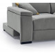 MT43400 Sofá chaiselongue con arcón convertible en cama individual