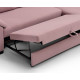 LC19000 Sofá cama Chaiselongue con arrastre elevable y arcón opcional