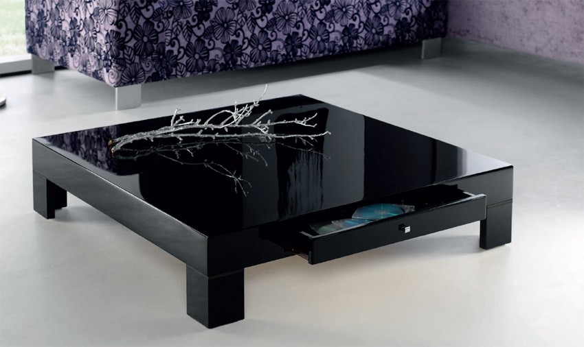 Mesa de centro de diseño con cajón Mesas de centro baratas