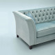 LC24000 Sofá cama clásico con acabado capitoné