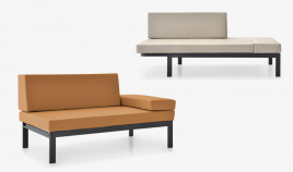LC33000 Original sofá convertible en cama individual con estructura metálica