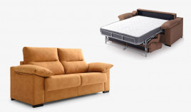 LC40100 Sofá cama con apertura Italiana disponible en 4, 3, 2 y 1 plazas y con opción de chaiselongue
