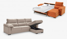 LC40200 Sofá cama chaiselongue con arcón disponible tambien en 4, 3, 2 y 1 plazas