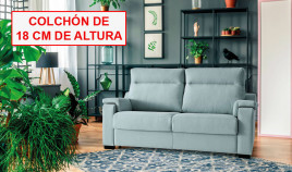 LC54000 Sofá cama con apertura Italiana y colchón de 18 cm de altura