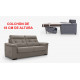 LC56100 Sofá cama con colchón de 18 cm de altura y con opción de chaiselongue