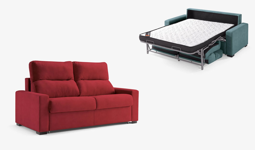 LC57100 Sofá cama con apertura Italiana disponible en 4, 3, 2 y 1 plazas y con opción de chaiselongue