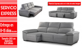 I61100 Sofá chaiselongue con asientos extraibles y SERVICIO EXPRESS en 8-15 días laborables