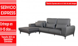 I62100 Sofá chaiselongue de gran tamaño con respaldos elevables y SERVICIO EXPRESS en 8-15 días laborables