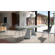 Mesa comedor Extensible con Tapa cerámica y patas metálicas Ref Q47000