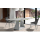 Mesa comedor Extensible con Tapa cerámica y patas metálicas Ref Q47000