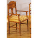 Sofá y sillón tapizado clásico tapizado fabricado en madera Ref BU81000