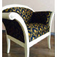 Sofá y sillón tapizado clásico tapizado fabricado en madera Ref BU83000
