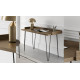 Elegante escritorio con patas metálicas para decorar tú hogar Ref H10210