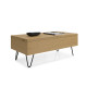 Mesa de Centro elevable convertible en mesa de comedor para 4 personas Ref H10263