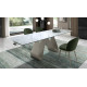 Mesa comedor Extensible con Tapa cerámica y patas Metálicas Ref Q29000
