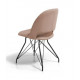 Silla de diseño tapizada con estructura metálica Ref Q35000